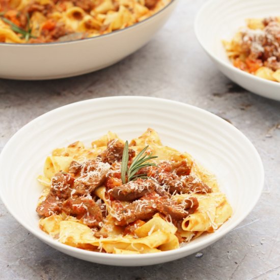 Leftover Lamb Ragu