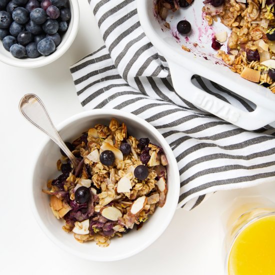 Blueberry Baked Oatmeal