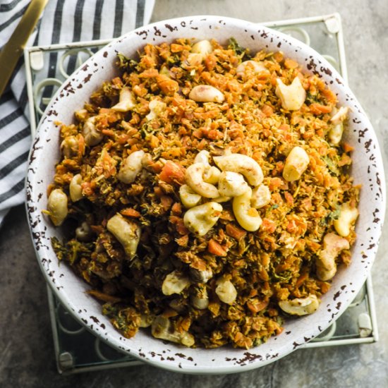 Passover Coconut Ginger Carrot Rice