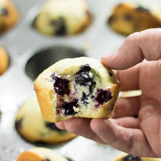 Easy Blueberry Muffins