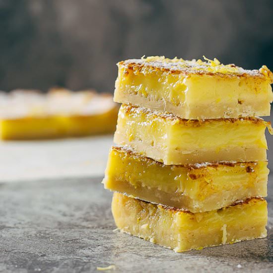 Best Ever Lemon Custard Bars