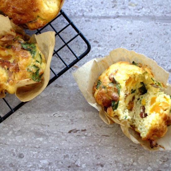 Butternut Squash & Bacon Muffins