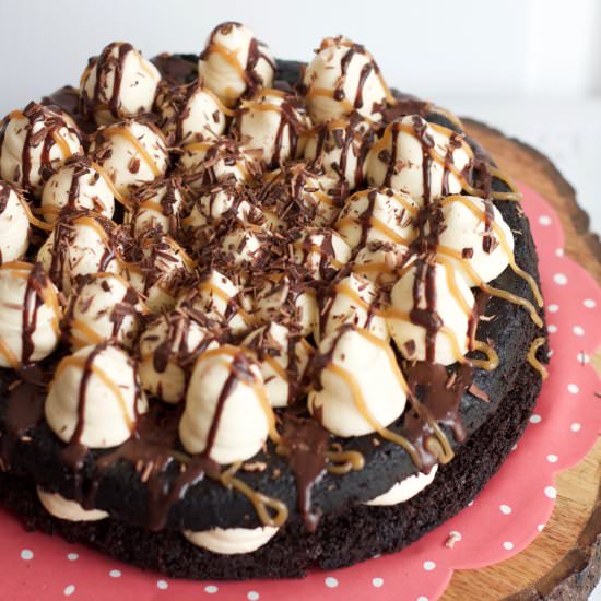 Chocolate-Peanut Butter Cake