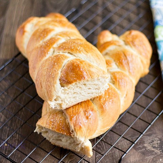 Eggless Challah