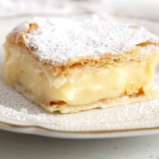 Vanilla Cream Pie – Romanian Cremsn