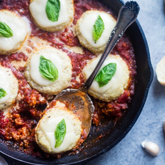 Cauliflower Caprese Skillet