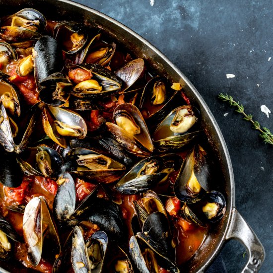 Prince Edward Mussels Provencal