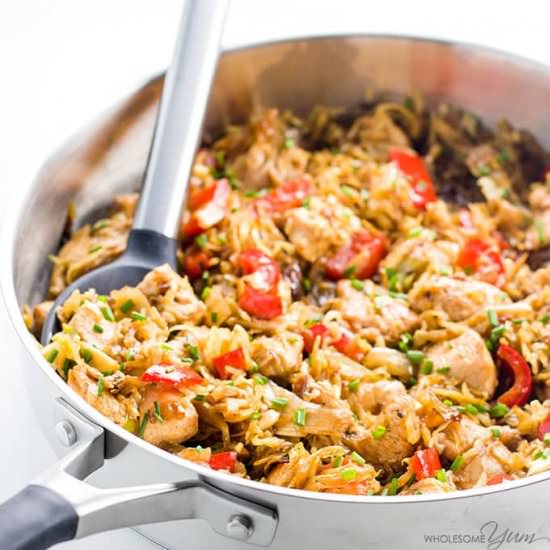 Chicken Cabbage Stir Fry (Low Carb)