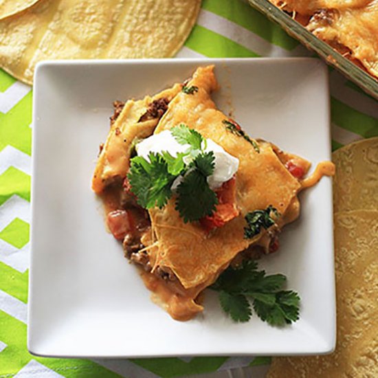 Beef Enchilada Casserole