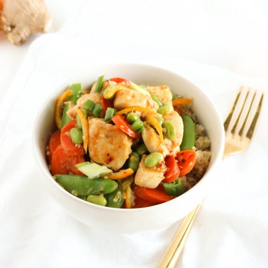 Healthy Orange Peel Chicken