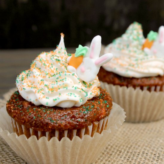 Vegan Carrot Cake Cupcakes