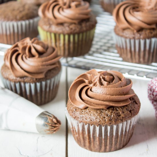 Chocolate Mayonnaise Cupcakes