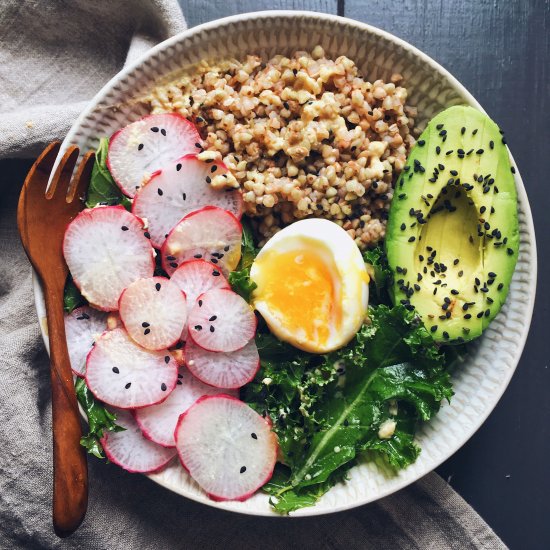 Power Bowl with Creamy Cashew Sauce