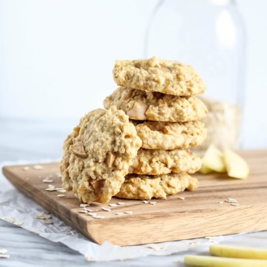 Gluten Free Caramel Apple Cookies