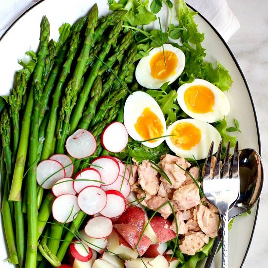 Asparagus Nicoise Salad