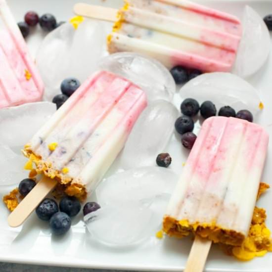 Fruit & Yogurt Breakfast Popsicles