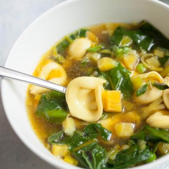 Spring Tortellini Soup