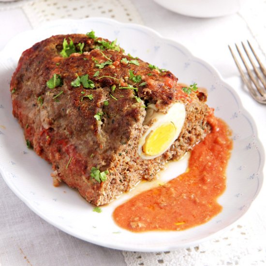 Easy Meatloaf with Eggs