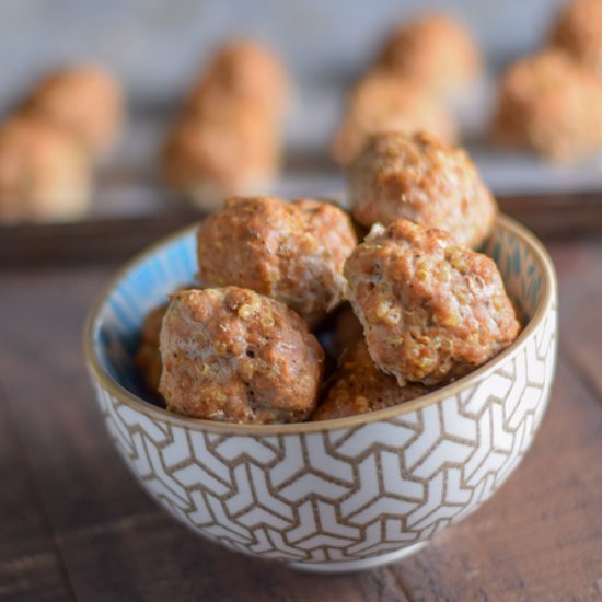 Spicy Turkey Quinoa Meatballs