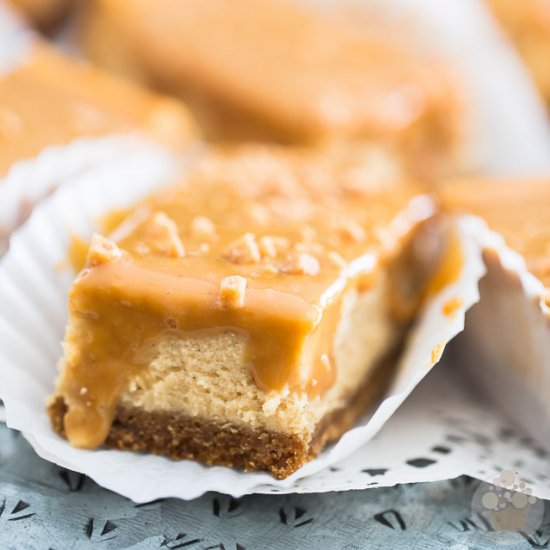 Dulce de Leche Cheesecake Bars