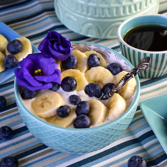 Blueberry Banana Overnight Oats