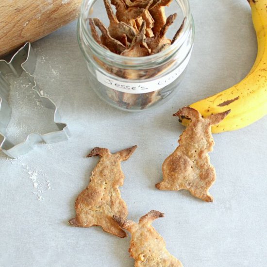 Banana Gluten Free Dog Cat Cookies