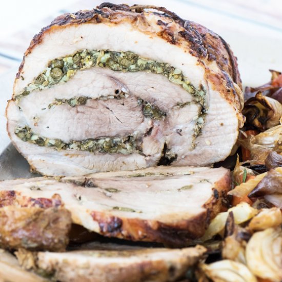 Roast Pork with Lemon and Herbs