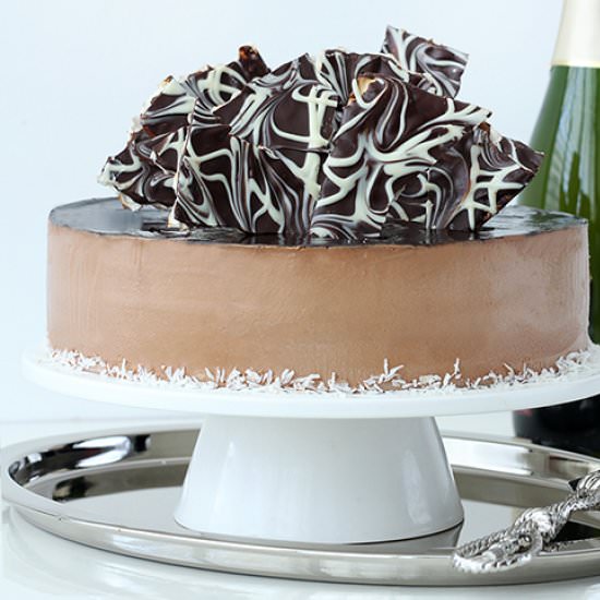 Chocolate-Coconut Mousse Cake