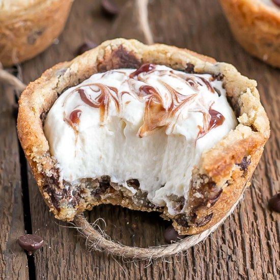 Chocolate Chip Cookie Cups