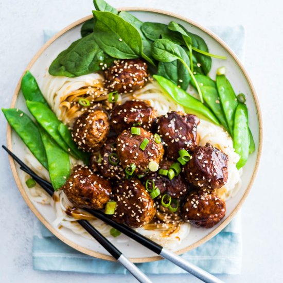 Asian Turkey Meatballs