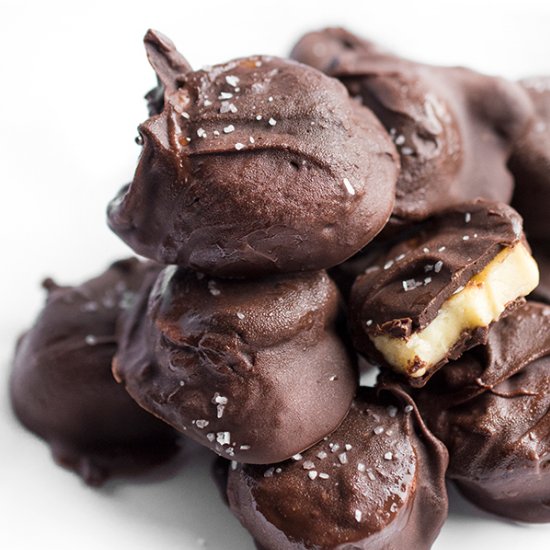 Chocolate Dipped Banana Bites