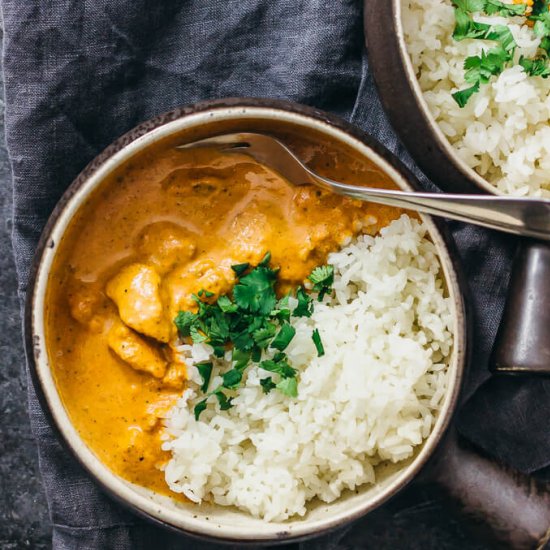 Instant pot chicken tikka masala