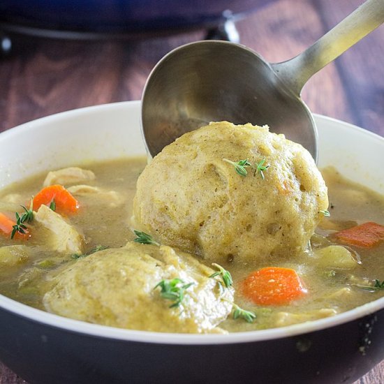 Gluten Free Chicken & Dumplings