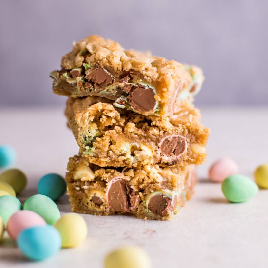 Easter Mini Egg Cookie Bars