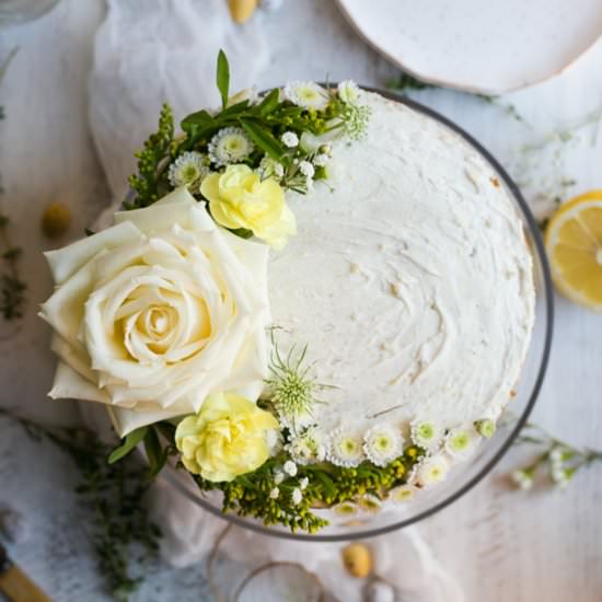 Vegan Lemon And Thyme Cake