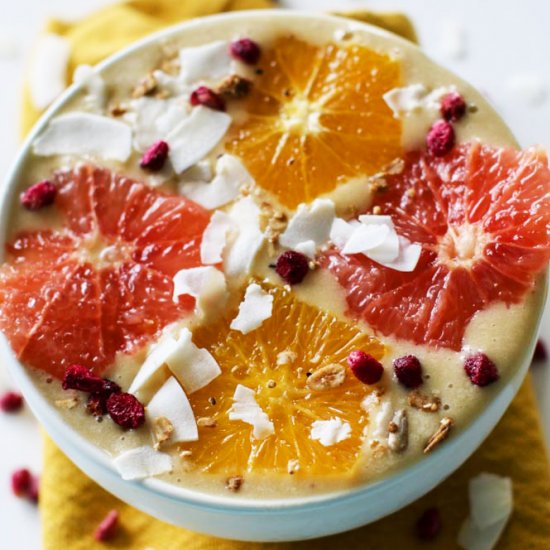 Sweet Citrus Smoothie Bowl