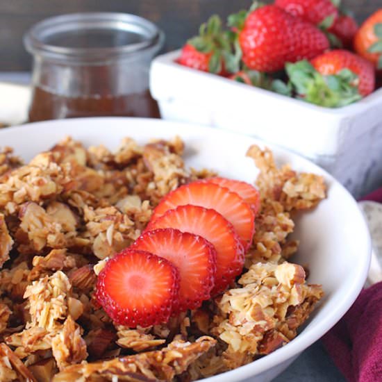 Paleo Honey Almond Granola