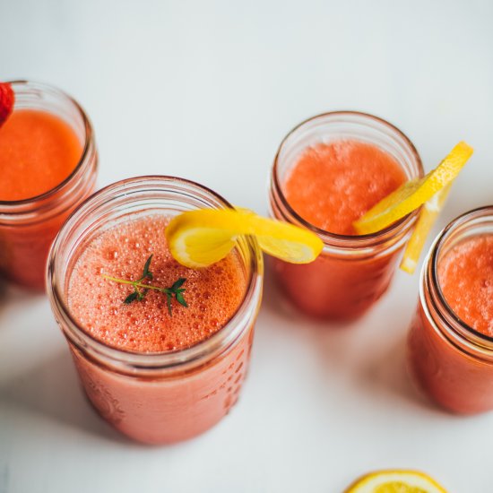 Strawberry Coconut Watermelon-ade