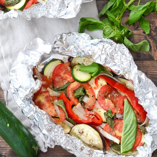 Grilled Ratatouille Foil-Packets