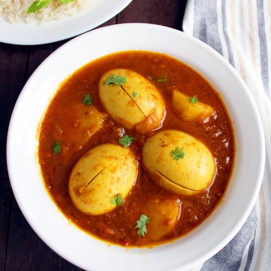 Bengali Egg Curry / Dimer Jhol