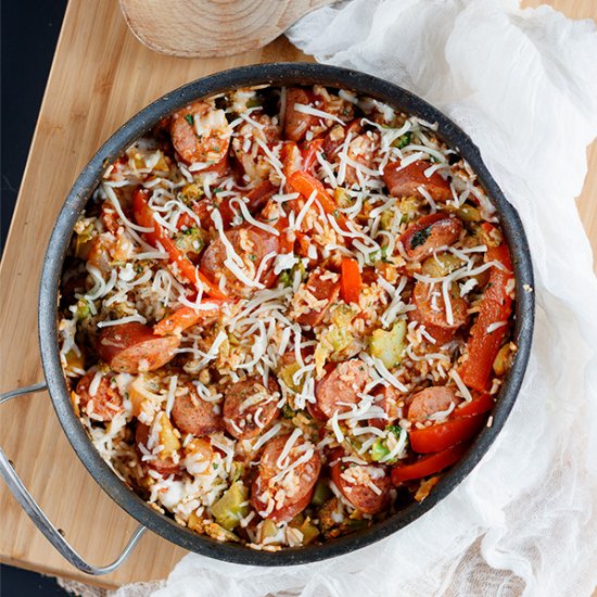 Sausage & Rice Skillet