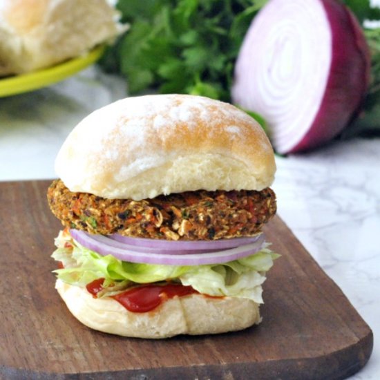 Speedy Black Bean Burgers