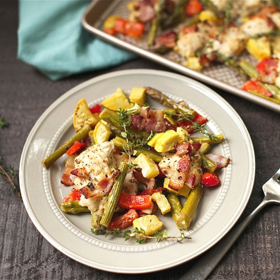 Sheet Pan Maple Dijon Chicken