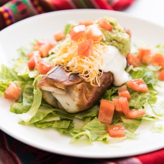 Shredded Beef Chimichangas