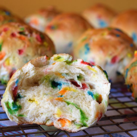 Funfetti Hot Cross Buns