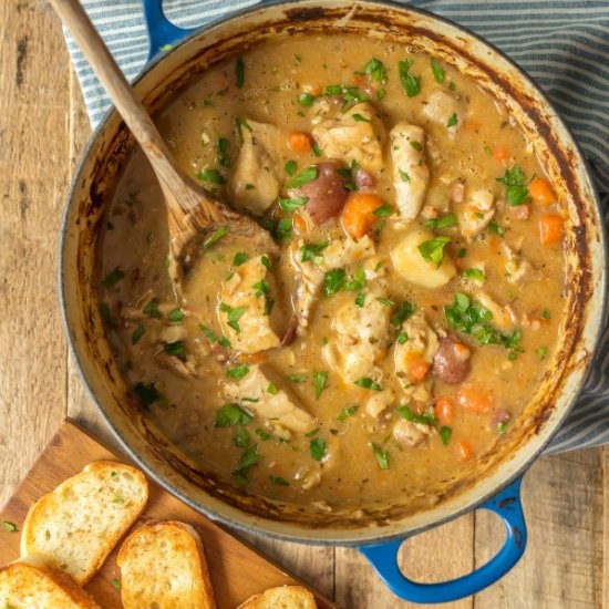 White Wine Chicken Stew