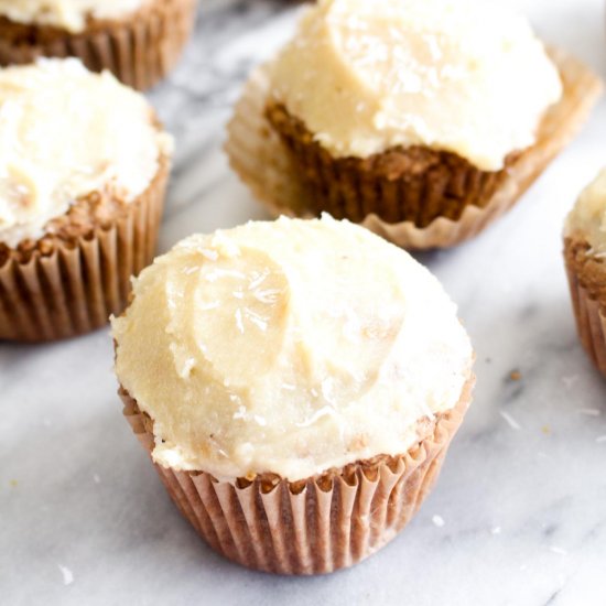 Gluten Free Carrot Cake Cupcakes