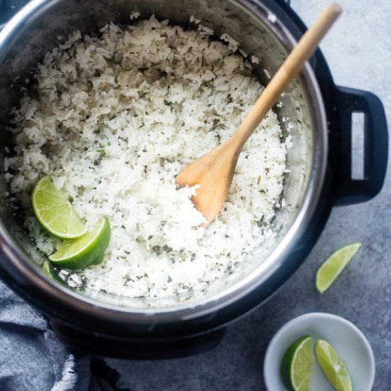 Instant Pot Cilantro Lime Rice