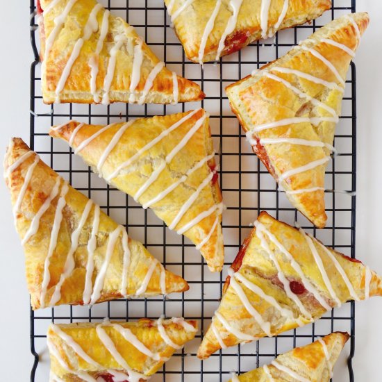 Strawberry Rhubarb Turnovers