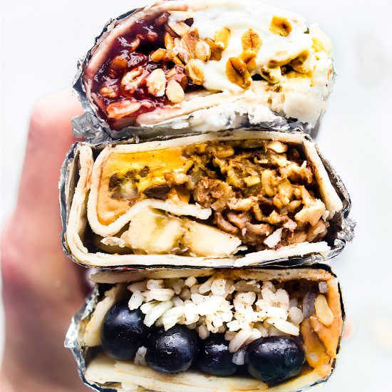 Grab & Go Breakfast Wraps (3 Ways)